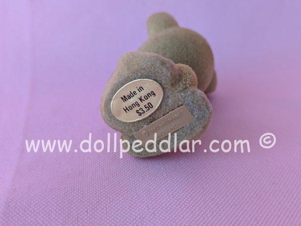 1983 Vintage Merry Miniatures Flocked Praying Rabbit - Image 4