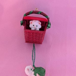 Hallmark Ornament Peek-A-Boo Kitties 1988 NO BOX