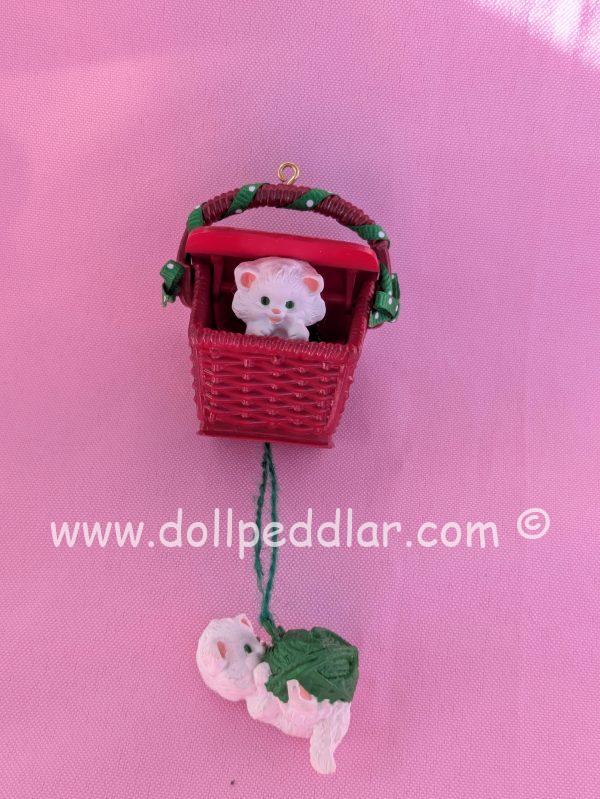 Hallmark Ornament Peek-A-Boo Kitties 1988 NO BOX