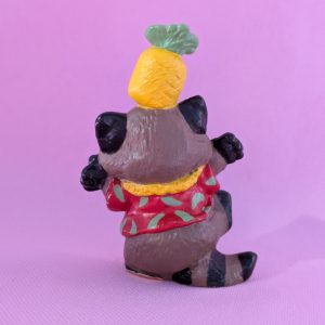 1989 Vintage Merry Miniatures Vacation Raccoon