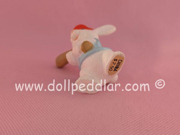 1990 Vintage Merry Miniatures Bunny at Bat - Image 4