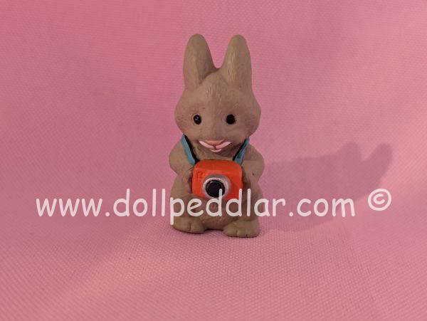 1990 Vintage Merry Miniatures Bunny with Camera
