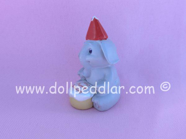1990 Vintage Merry Miniatures Birthday Elephant - Image 2