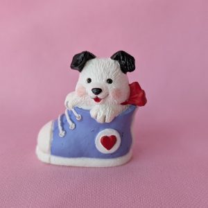 1990 Vintage Merry Miniatures Puppy in Shoe
