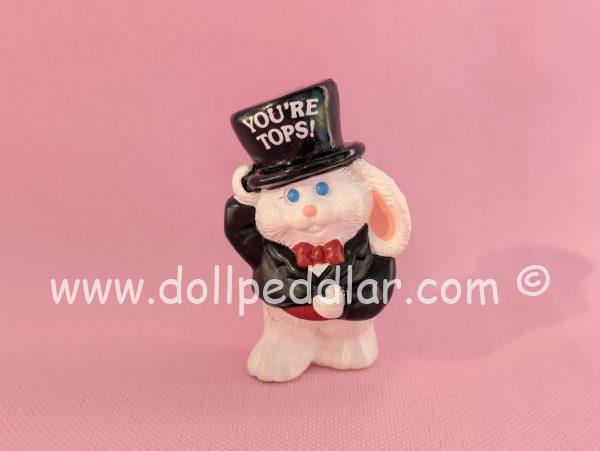 1990 Vintage Merry Miniatures You're Tops Dapper Rabbit