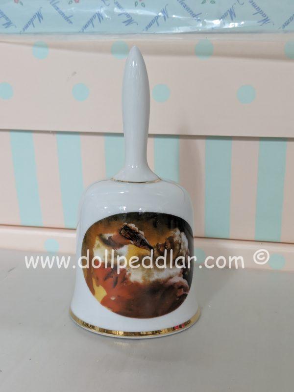 Hallmark Collections Heirloom Santa Collector's Porcelain Bell Refreshing Pause (Coca-Cola) 1991 - Image 2