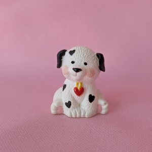 1991 Vintage Merry Miniatures Dalmatian with Heart Spots