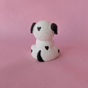 1991 Vintage Merry Miniatures Dalmatian with Heart Spots