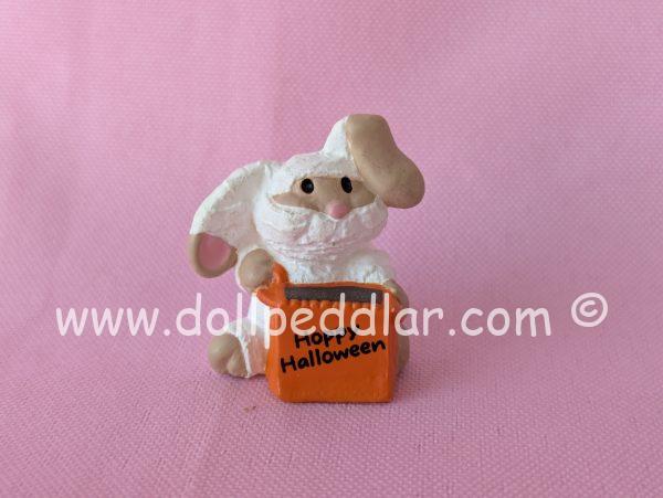 1991 Vintage Merry Miniatures Mummy Bunny Halloween