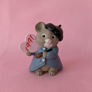 1991 Vintage Merry Miniatures Artist Mouse