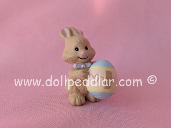 1992 Vintage Merry Miniatures Bunny with Cracked Egg