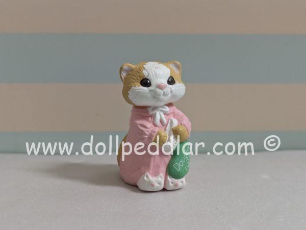 1992 Vintage Merry Miniatures Daughter Christmas Kitten