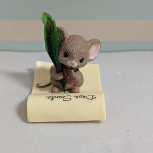 1982 Vintage Merry Miniatures Mouses Letter to Santa