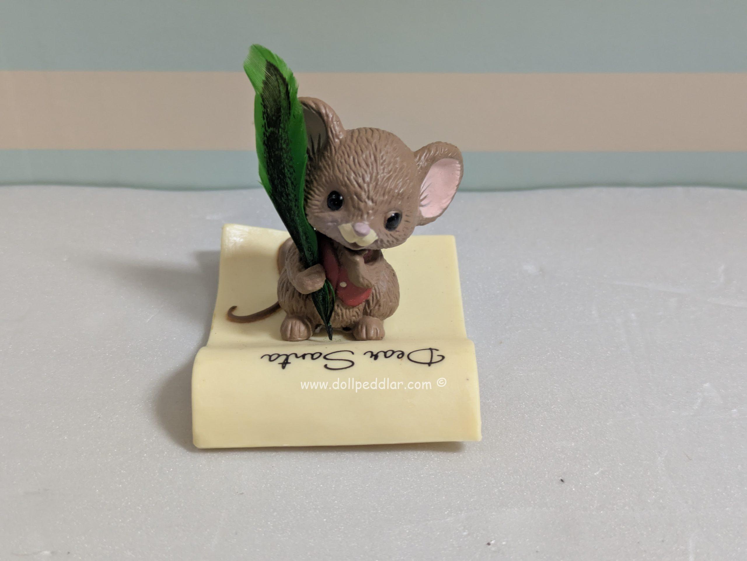 1982 Vintage Merry Miniatures Mouses Letter to Santa