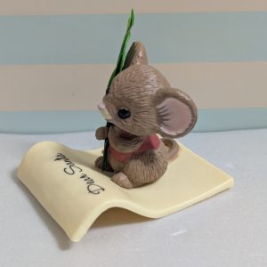 1982 Vintage Merry Miniatures Mouses Letter to Santa