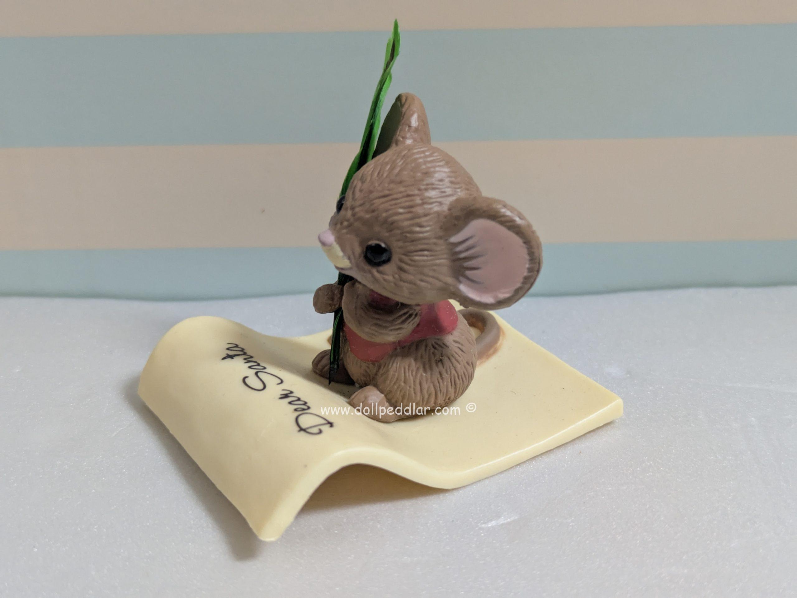 1982 Vintage Merry Miniatures Mouses Letter to Santa - Image 2