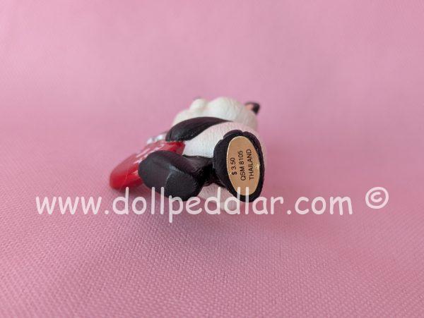 1992 Vintage Merry Miniatures Panda with Chocolate Heart - Image 5