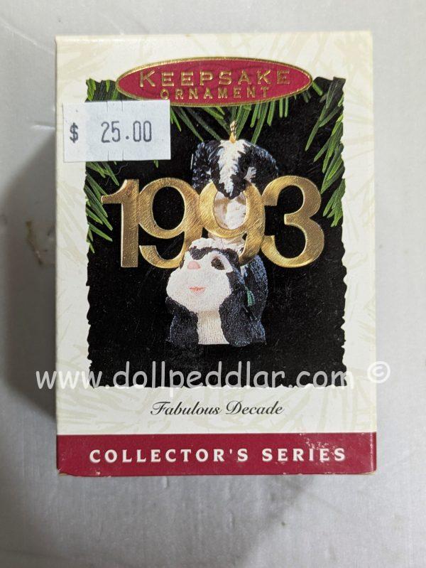 Hallmark Ornament Fabulous Decade #4 1993 NRFB