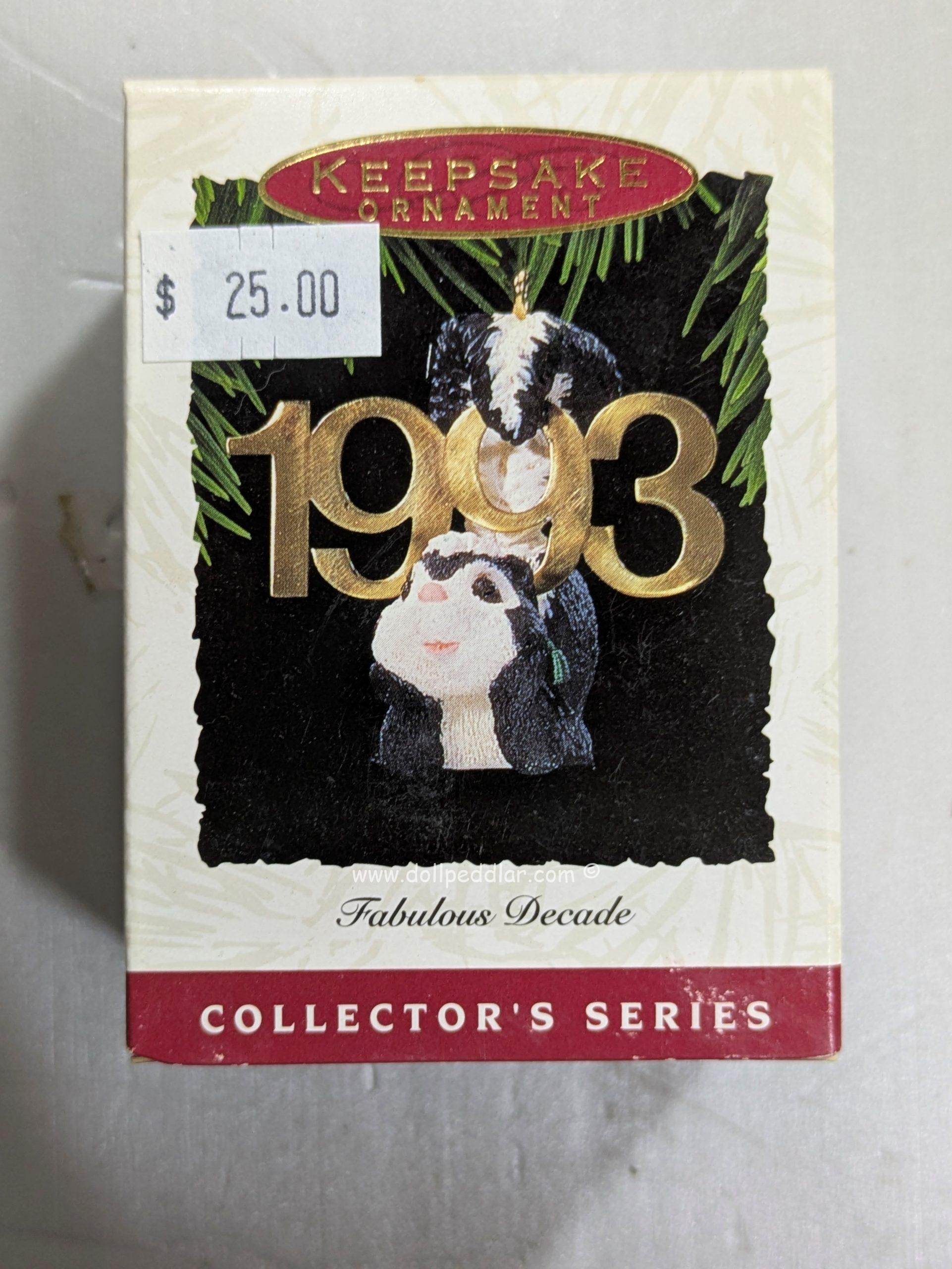 Hallmark Ornament Fabulous Decade #4 1993 NRFB