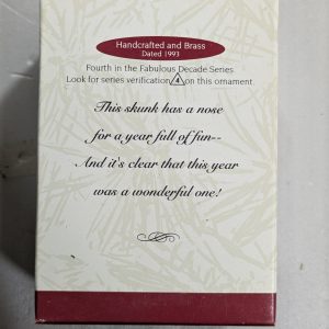 Hallmark Ornament Fabulous Decade #4 1993 NRFB