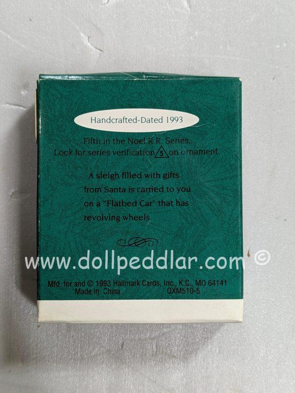 Hallmark Ornament Flatbed Car #5 1993 NRFB - Image 2