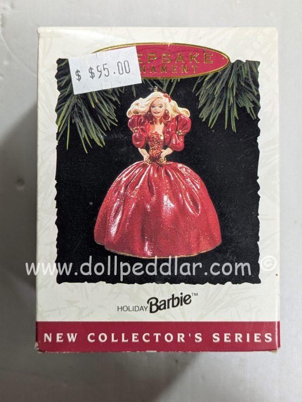 Hallmark Ornament Holiday Barbie 1993 NRFB - Image 2