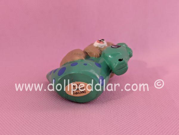 1993 Vintage Merry Miniatures Chipmunk Playing on Seahorse - Image 4