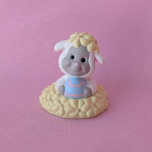 1993 Vintage Merry Miniatures Sheep with Easter Egg