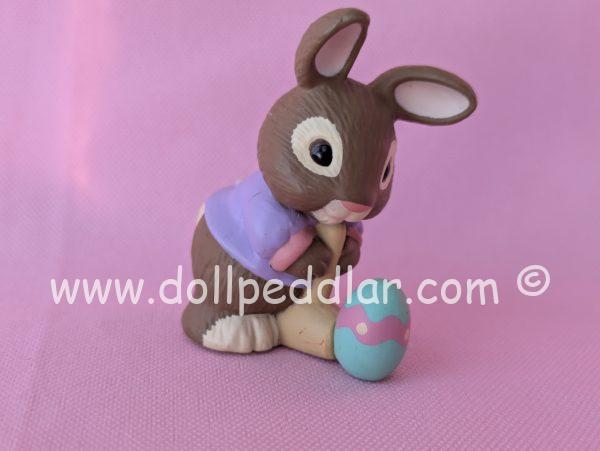 1993 Vintage Merry Miniatures Rabbit Playing Croquet