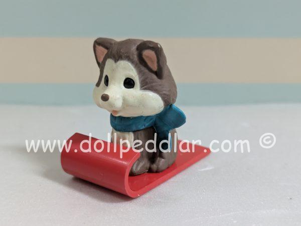 1993 Vintage Merry Miniatures Sled Puppy