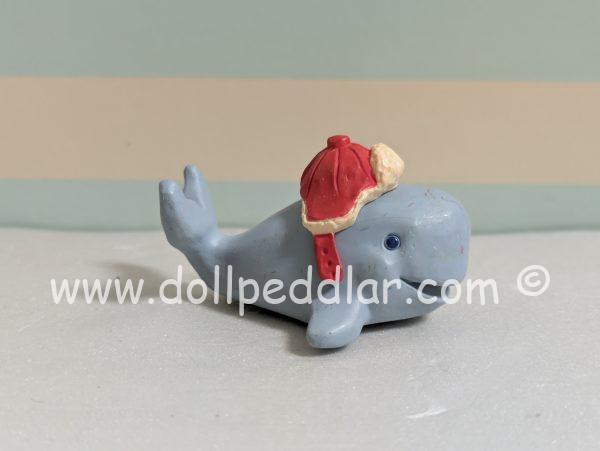 1993 Vintage Merry Miniatures Whale in Santa Hat - Image 2