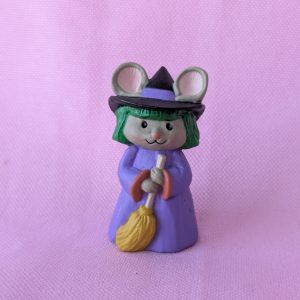 1993 Vintage Merry Miniatures Witch Mouse
