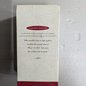 Hallmark Ornament 1956 Ford Thunderbird 1993 NRFB