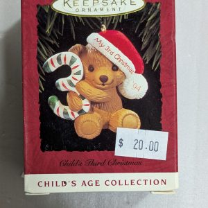 Hallmark Ornament Child’s Third Christmas 1994 NRFB