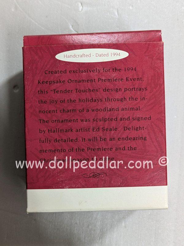 Hallmark Ornament Eager for Christmas Tender Touches 1994 NRFB - Image 2