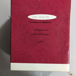 Hallmark Ornament Godparent 1994 NRFB