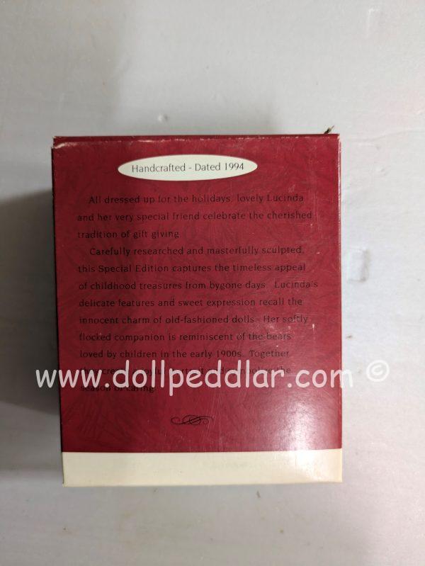 Hallmark Ornament Lucinda and Teddy 1994 NRFB - Image 2