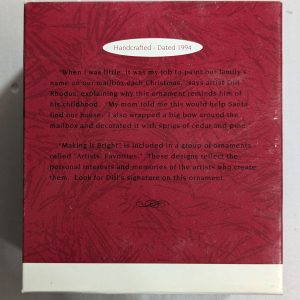 Hallmark Ornament Making It Bright 1994 NRFB