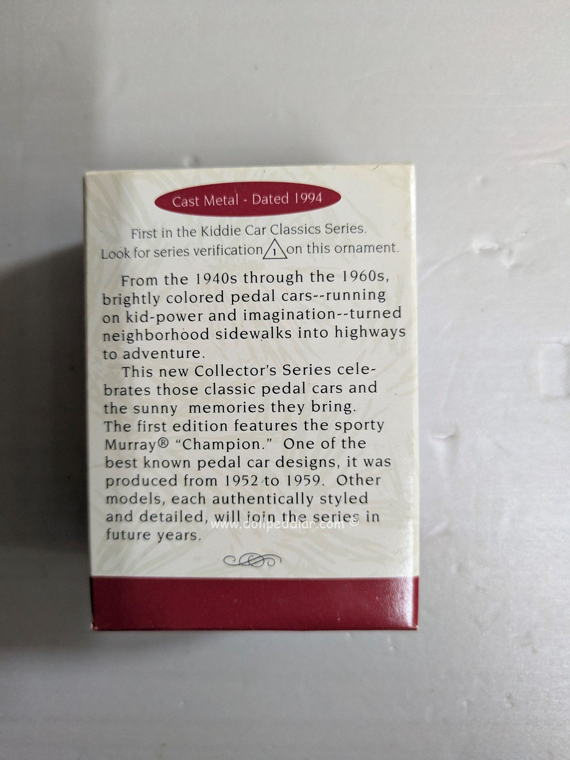 Hallmark Ornament Murray Champion 1994 NRFB - Image 2