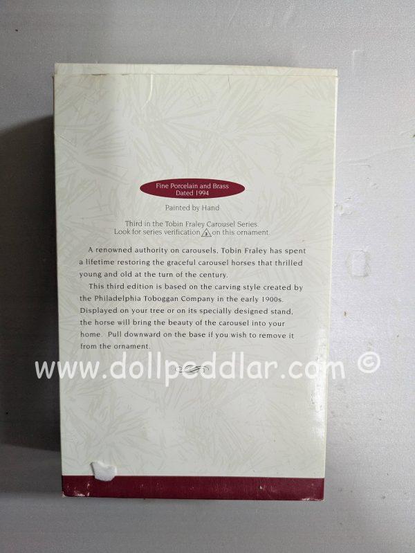 Hallmark Ornament Tobin Fraley Carousel #3 1994 NRFB - Image 2