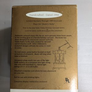 Hallmark Ornament Tobin Fraley Holiday Carousel #1 1994 NRFB