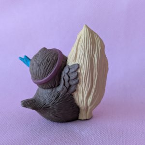 1994 Vintage Merry Miniatures Bird with Ear of Corn