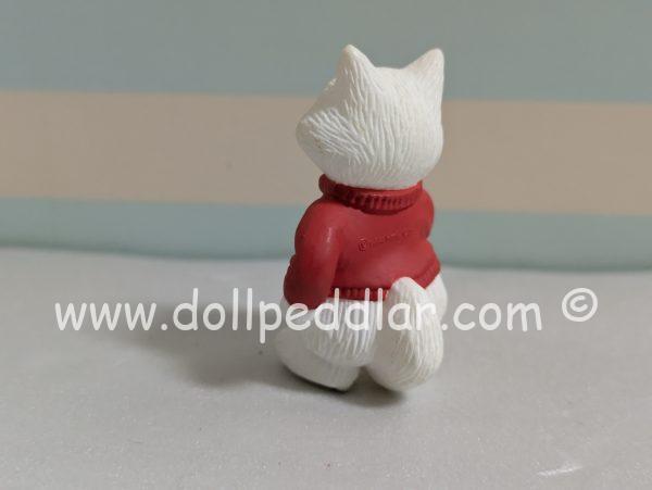 1994 Vintage Merry Miniatures Ice Skating Arctic Fox - Image 2