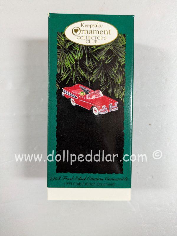 Hallmark Ornament 1958 Ford Edsel Citation Convertible 1995 NRFB