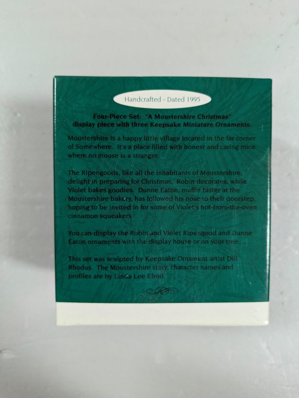 Hallmark Ornament Special Edition A Moustershire Christmas (4 Piece Set) 1995 - Image 3