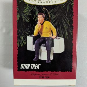 Hallmark Ornament Captain James T. Kirk 1995 NRFB