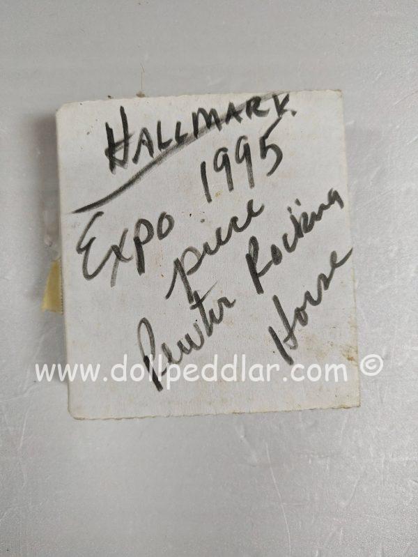 Hallmark Ornament 1995 Expo Pewter Rocking Horse Ornament - Image 5