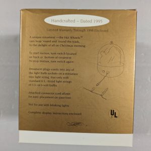 Hallmark Ornament My First Hot Wheels 1995 NRFB