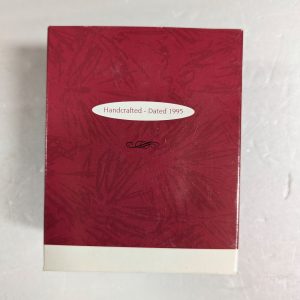 Hallmark Ornament Lego Fireplace with Santa 1995 NRFB