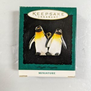 Hallmark Ornament Playful Penguins 1995 NRFB